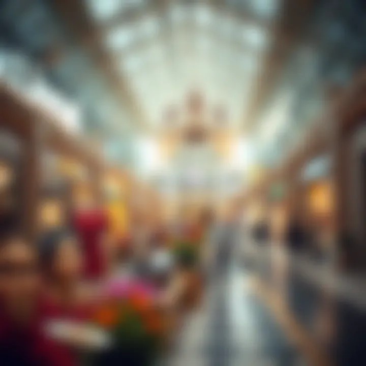 Diverse retail offerings showcasing local culture
