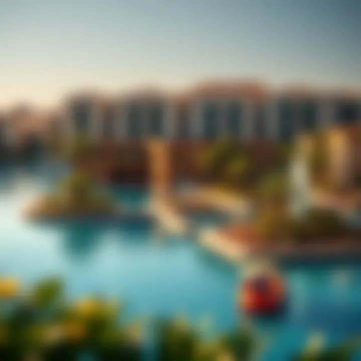 Amenities Surrounding Flamingo Lake A panoramic view of the amenities surrounding Flamingo Lake