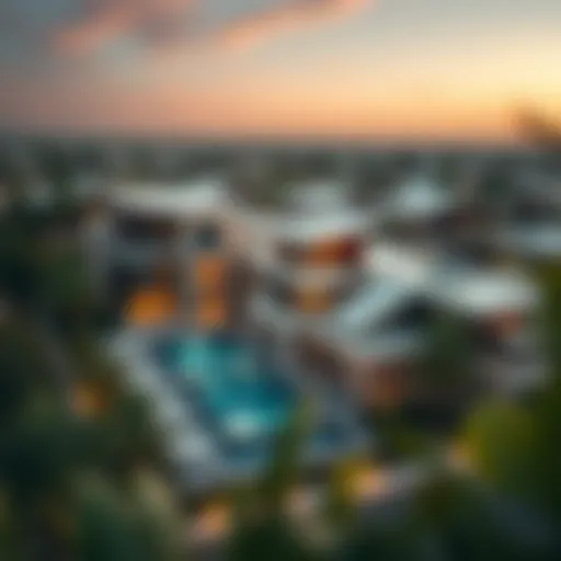 Luxury Villas in Gems Estate Aerial view of Gems Estate showcasing luxury villas