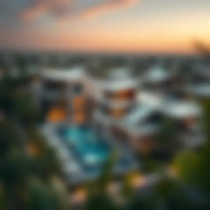 Luxury Villas in Gems Estate Aerial view of Gems Estate showcasing luxury villas