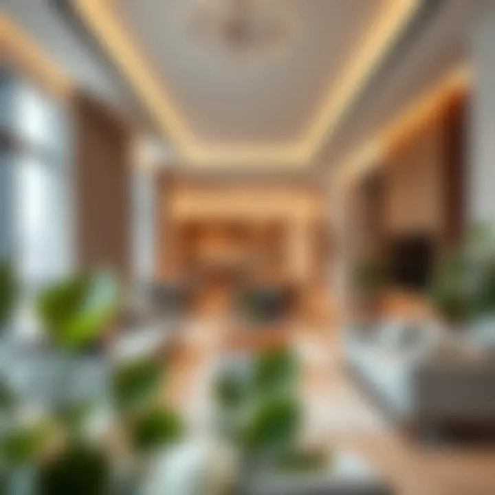 Stylish Interiors of Gems Estate Apartments Interior design of a modern apartment in Gems Estate