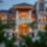 Luxurious exterior view of Hartland Gardenia Villas