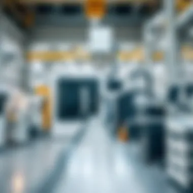 State-of-the-Art Manufacturing Equipment Close-up of advanced manufacturing equipment in an industrial facility