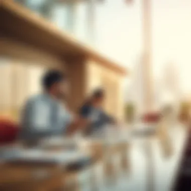 A strategic meeting between tax consultants and real estate investors