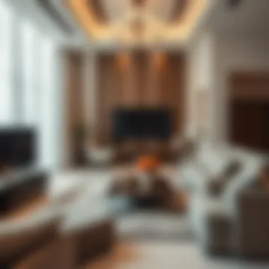 Cultural Influence in Family Room Design Cozy family room setup reflecting cultural elements