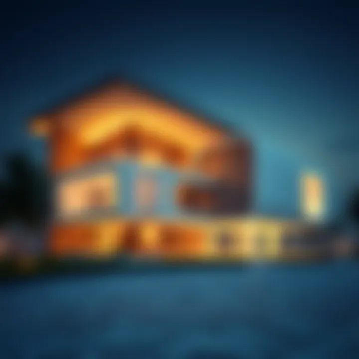 Innovative Architectural Design A modern architectural design blueprint
