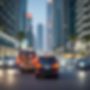 Transportation Options in Dubai Marina Modern transportation options available in Dubai Marina