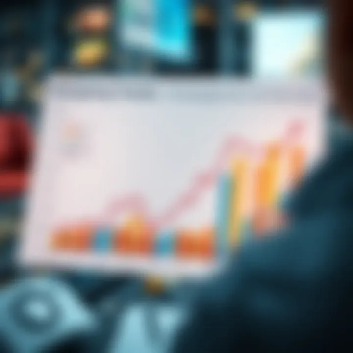 Investment analysis chart reflecting market trends