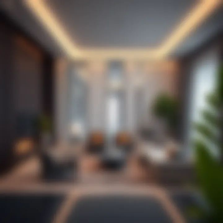 Luxurious Interior Spaces in Makhattat Villas Interior design highlighting luxurious living spaces in Makhattat Villas