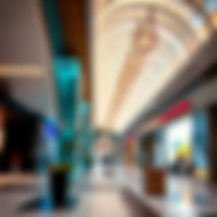 Interior Design of Maryah Island Mall Interior design of Maryah Island Mall highlighting vibrant retail spaces
