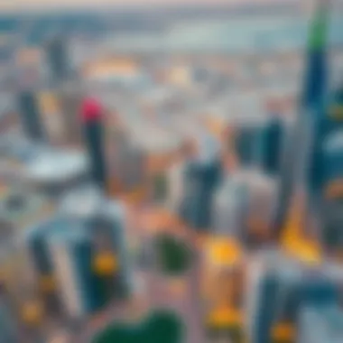 Iconic Projects Shaping Dubai's Skyline Aerial view of Nahkeel's iconic projects in Dubai