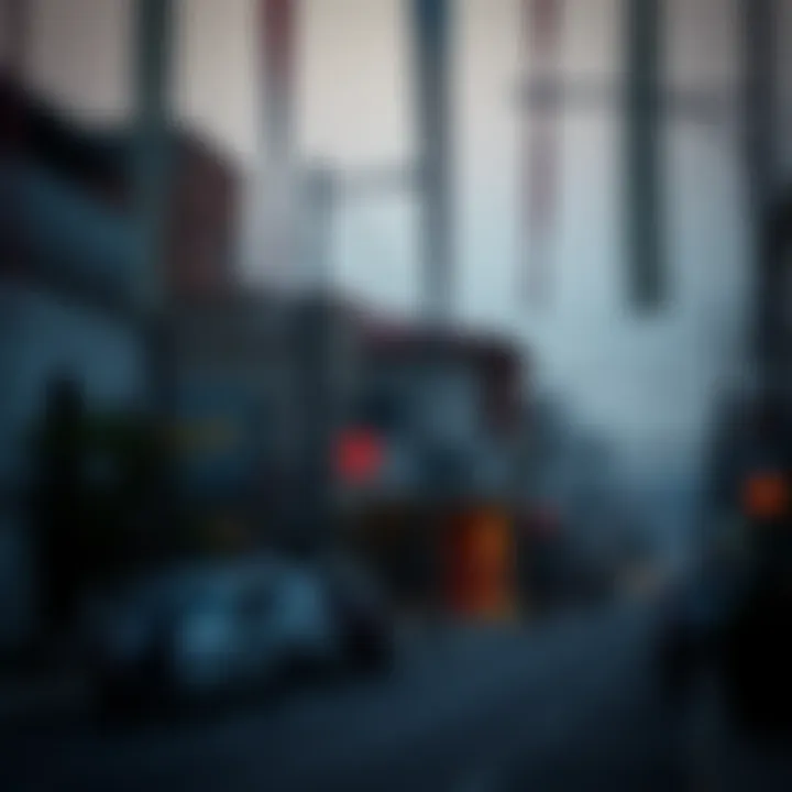 Local Neighborhood Around Al Rigga Metro Station Nearby neighborhood highlighting local amenities and real estate