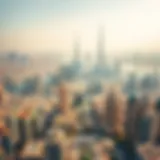 Aerial View of Dubai's Iconic Skyline Aerial view of Dubai showcasing its skyline and developments