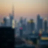 Dubai skyline showcasing modern architecture