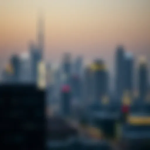 Dubai skyline showcasing modern architecture