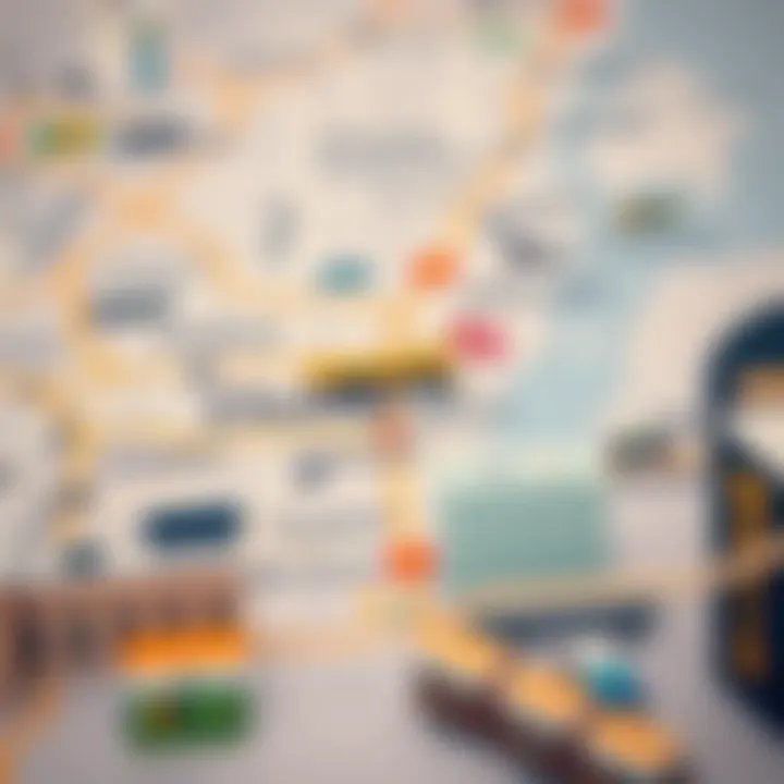 Dubai Key Areas for Expats Map highlighting Dubai's key areas for expatriates
