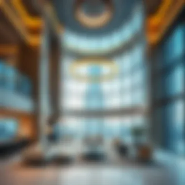 Modern Interior Design Features of Opera Tower Interior shot displaying the modern design elements within Opera Tower