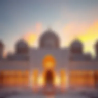 The majestic Sheikh Zayed Grand Mosque