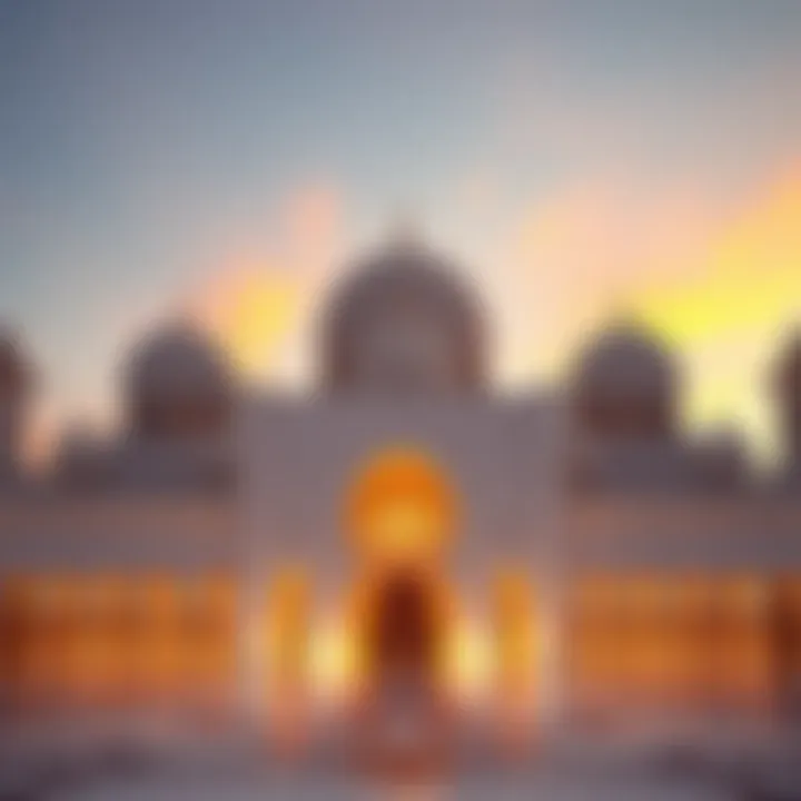 The majestic Sheikh Zayed Grand Mosque