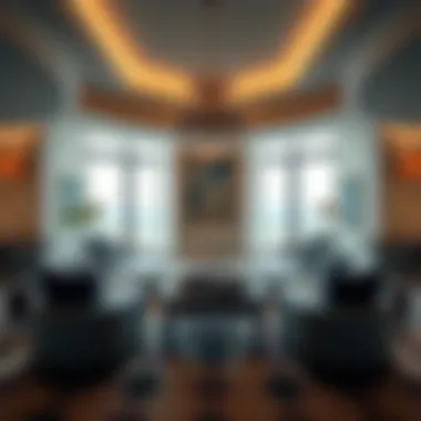 Luxurious suite interior at Raffles The Palm