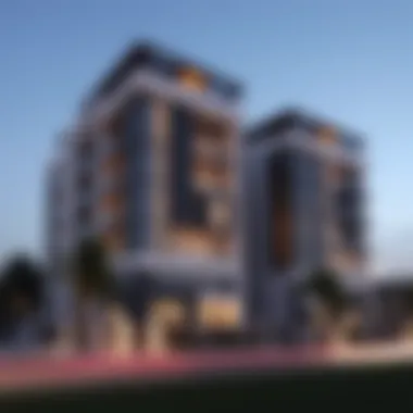 Contemporary Residential Architecture in Ras Khor Modern residential buildings in Ras Khor reflecting contemporary architecture