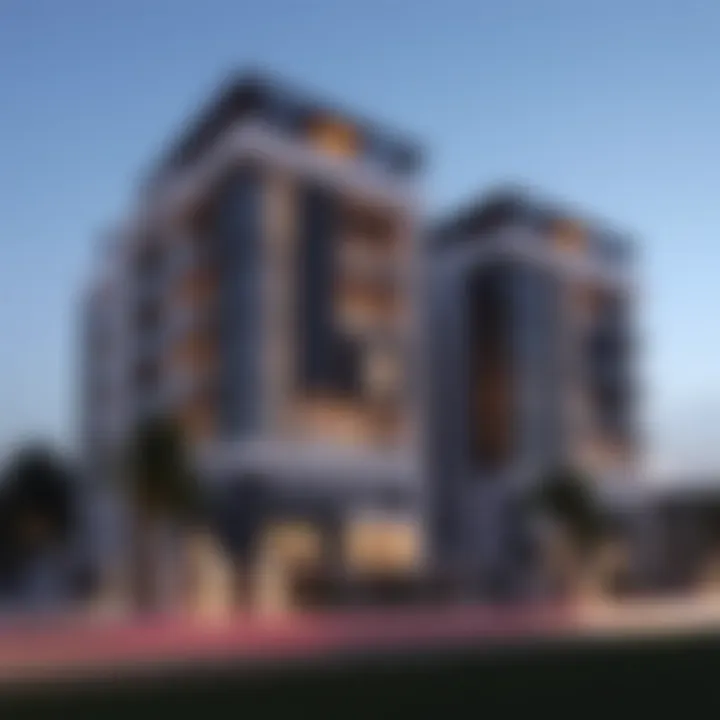 Contemporary Residential Architecture in Ras Khor Modern residential buildings in Ras Khor reflecting contemporary architecture