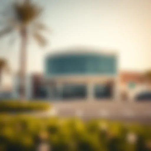 Modern Architecture of RTA Inspection Center Exterior view of an RTA Inspection Center in Dubai showcasing its modern architecture