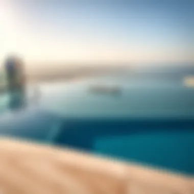 Infinity pool with stunning views at Seven Palm