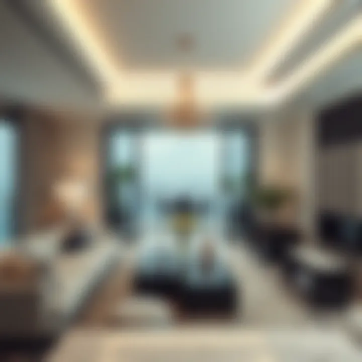 Luxurious interior of a residential unit at Seven Palm