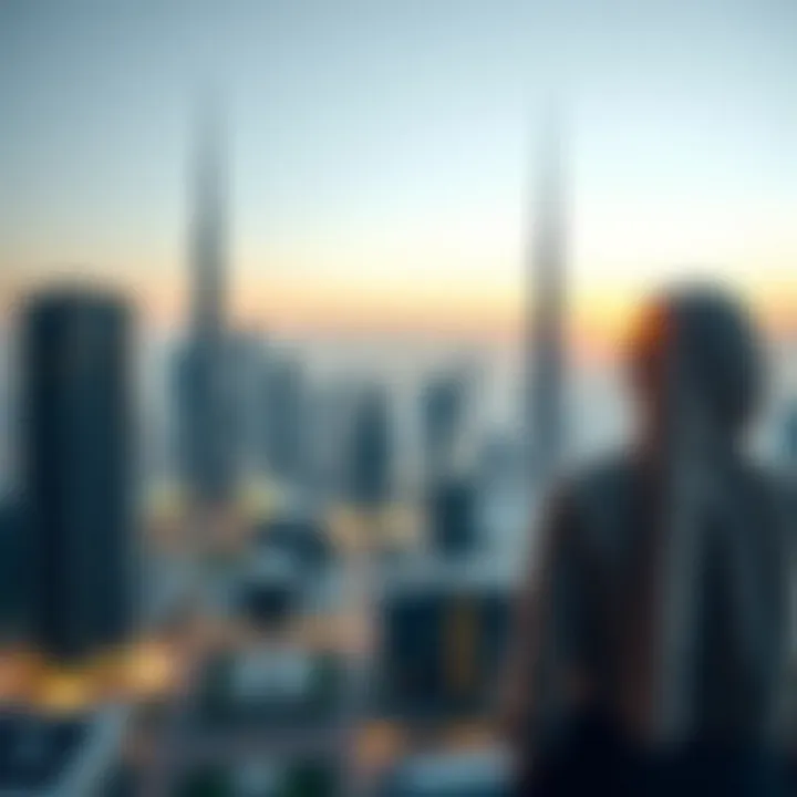 Stunning skyline of Dubai showcasing luxury apartments