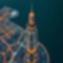 Aerial view of The Point Tower in Dubai showcasing its unique architectural design