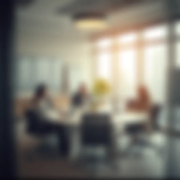 A meeting room illustrating collaboration and teamwork