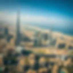 Aerial view showcasing Dubai's skyline and real estate developments