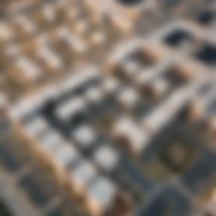 Aerial Overview of Al Barsha 1 An aerial view showcasing the residential layout of Al Barsha 1