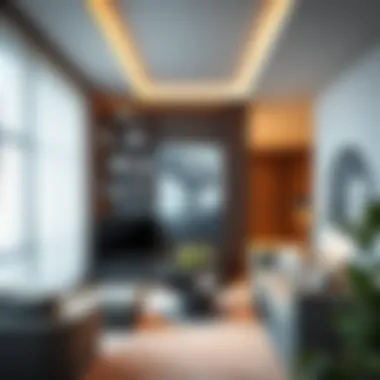 Modern Apartment Interior in Al Barsha 1 Interior design of a modern apartment with closed partitions in Al Barsha 1