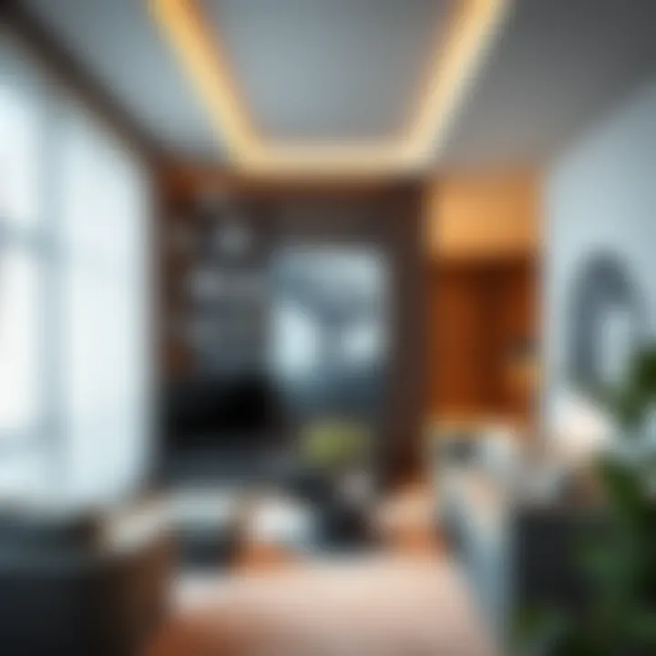 Modern Apartment Interior in Al Barsha 1 Interior design of a modern apartment with closed partitions in Al Barsha 1