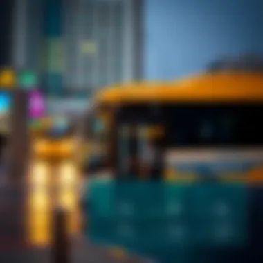 Infographic on the benefits of public transportation in Dubai