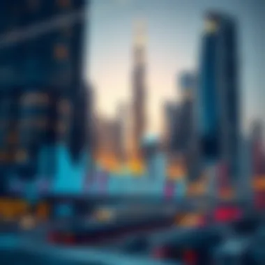 Investment trends illustrated through market graphs