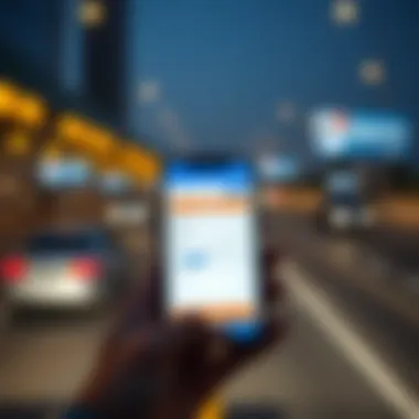 Digital Application for Driving Licences A digital application form on a smartphone screen for driving licences