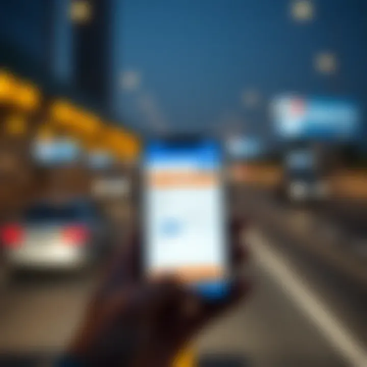 Digital Application for Driving Licences A digital application form on a smartphone screen for driving licences