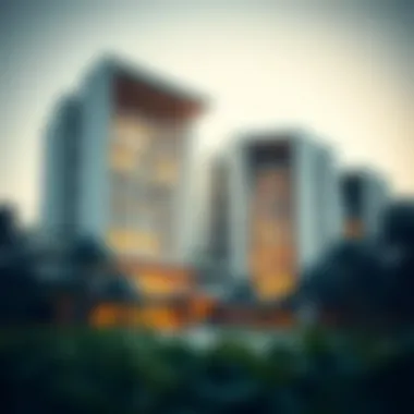 Innovative Architecture of Unispace Properties Modern architectural design of a Unispace property