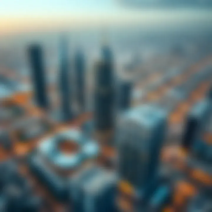 Vera Tower Location and Surroundings Aerial perspective highlighting Vera Tower's strategic location within Dubai