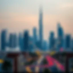 Stunning skyline of contemporary Dubai developments