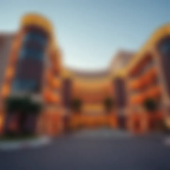 Stunning exterior view of Viceroy Dubai showcasing its unique architectural design