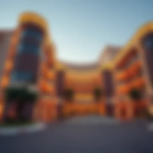 Architectural Brilliance of Viceroy Dubai Stunning exterior view of Viceroy Dubai showcasing its unique architectural design