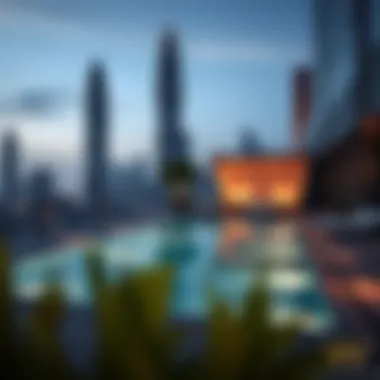Luxurious Amenities at W Residences Luxurious amenities offered at W Residences, including a rooftop pool