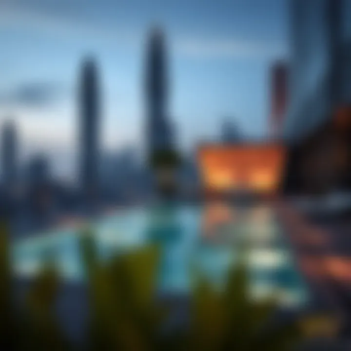 Luxurious Amenities at W Residences Luxurious amenities offered at W Residences, including a rooftop pool
