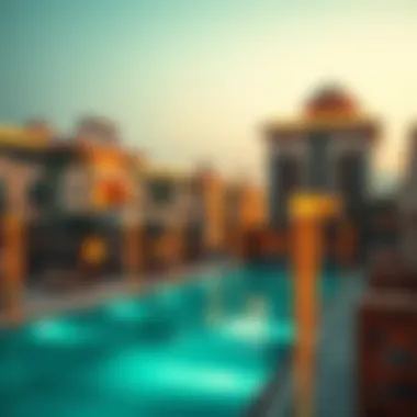 Luxury Properties in Wafi City View of Wafi City showcasing luxury properties